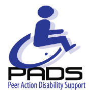 Peer Action Disability Support (PADS) logo